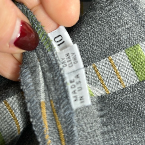 Kevan Hall Sz 10 Fitted Gray Wool With Some Stetch Blazer Jacket Made in USA - Picture 7 of 12